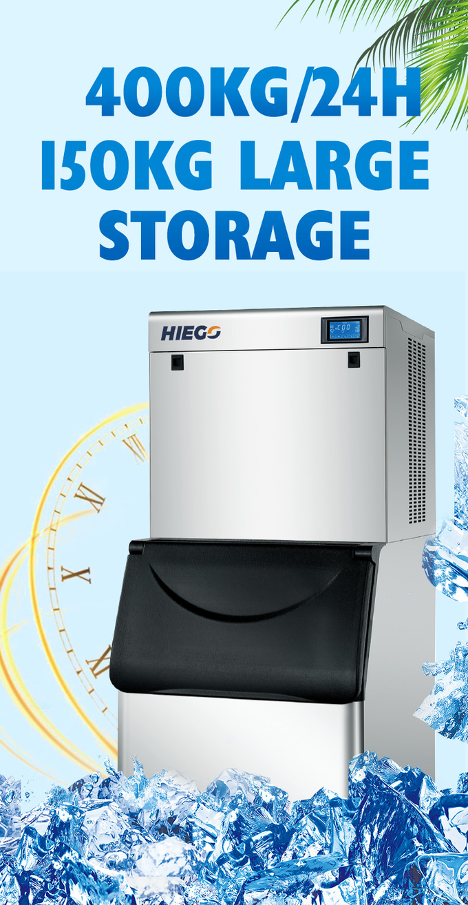 400kg/Tageseis-Würfel-Hersteller-Maschine mit Luftkühlungs-System und Eis verkaufen 6