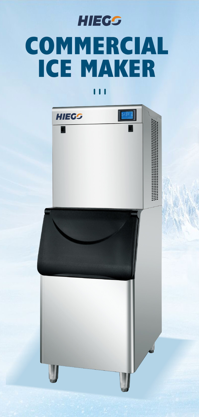 200kg Automatische Eismaschine Split Ice Cube Maker Maschine R404a Luftgekühlt 0
