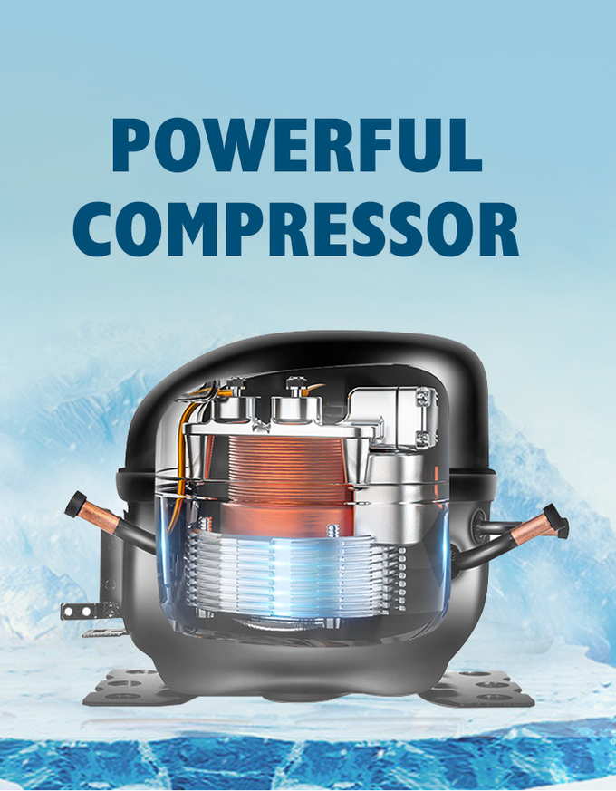 45 kg Halbmond-Eismaschine 100 kg klarer Eiswürfelbereiter Luftkühlung 4