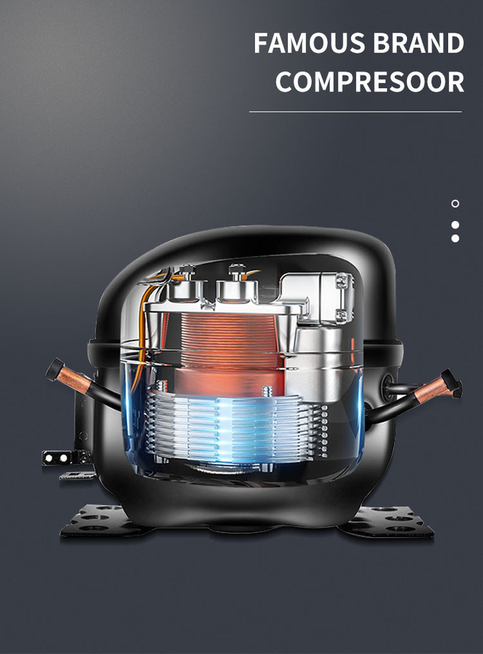 Eis-Maschinen-lärmarmer waagerecht ausgerichteter Eis-Würfel-Generator des Supermarkt-4400W automatischer 3
