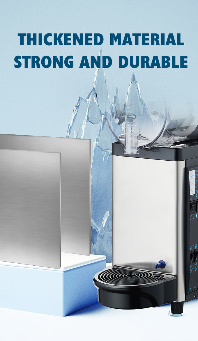 Vollautomatische Single Bowl Slush-Maschine für gefrorene Getränke Smooth Margarita Slushy Maker 2