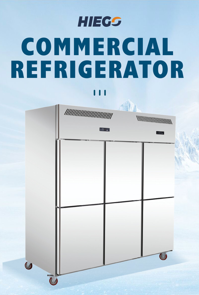 1000 Liter kommerzielle aufrechte des Kühlschrank-Kabinett-SS GN2/1 Ventilator-Abkühlen 0