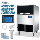 45 kg Halbmond-Eismaschine 100 kg klarer Eiswürfelbereiter Luftkühlung