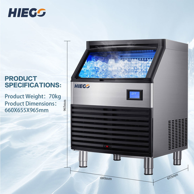 Edelstahl-ABS-automatische Eismaschine-Block-Eismaschine für Getränkelebensmittelgeschäft
