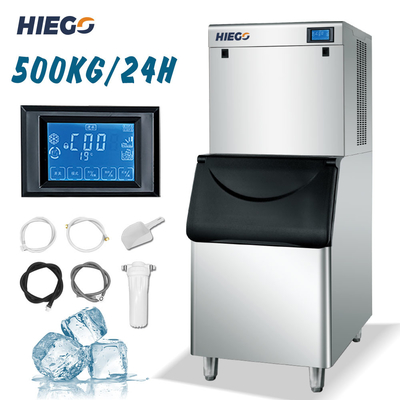 500 kg automatische Eiswürfelmaschine für kalte Getränke Winner Clear Ice Machine