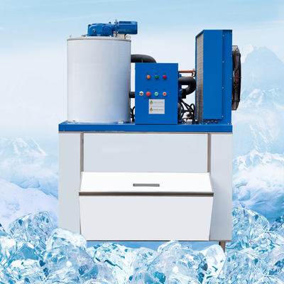 Edelstahl Geneglace Flockeneismaschine 1 Tonne Frosty Snow Cone Machine Air Cooling