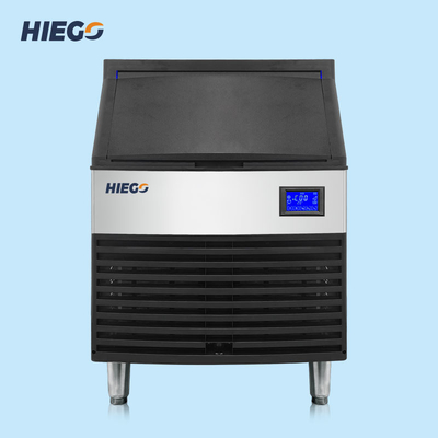 120KG Kommerzieller Nugget-Eisbereiter Luftkühlung Hochleistungs-R404a Automatischer Eisbereiter