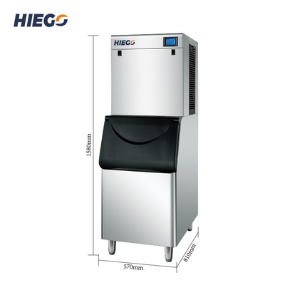 110 kg automatische kommerzielle Eismaschine 200 kg R404a Instant-Eismaschine