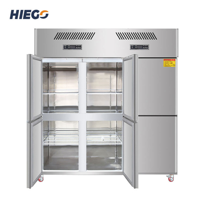 6 Innenkühlung des Tür-Edelstahl-aufrechte Kühlschrank-R134a 1600L