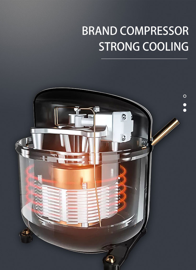 Luft 100kg/24h kühlte Würfel-Speiseeiszubereitungs-Maschine mit Stangen-Zähler-Kühlbox der digitalen Steuerung ab 6