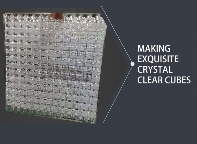 1 Ton Cube Ice Maker Machine Crystal 1000kg / 24H Eismaschine mit großer Kapazität 2