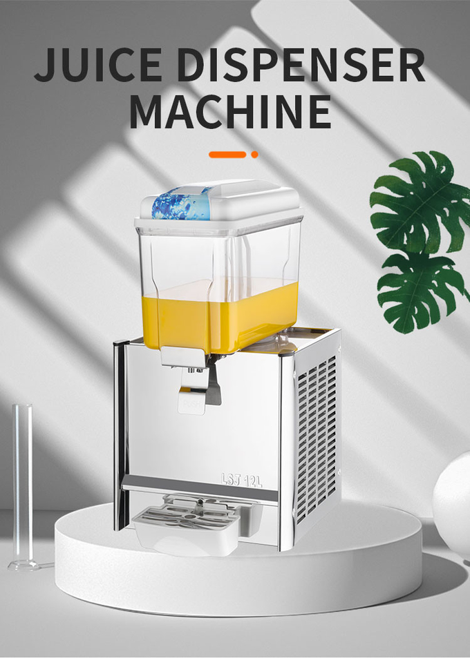 12l Automatischer Saftspender Maschine 50-60hz Spender Saftkühlschrank Edelstahl 2