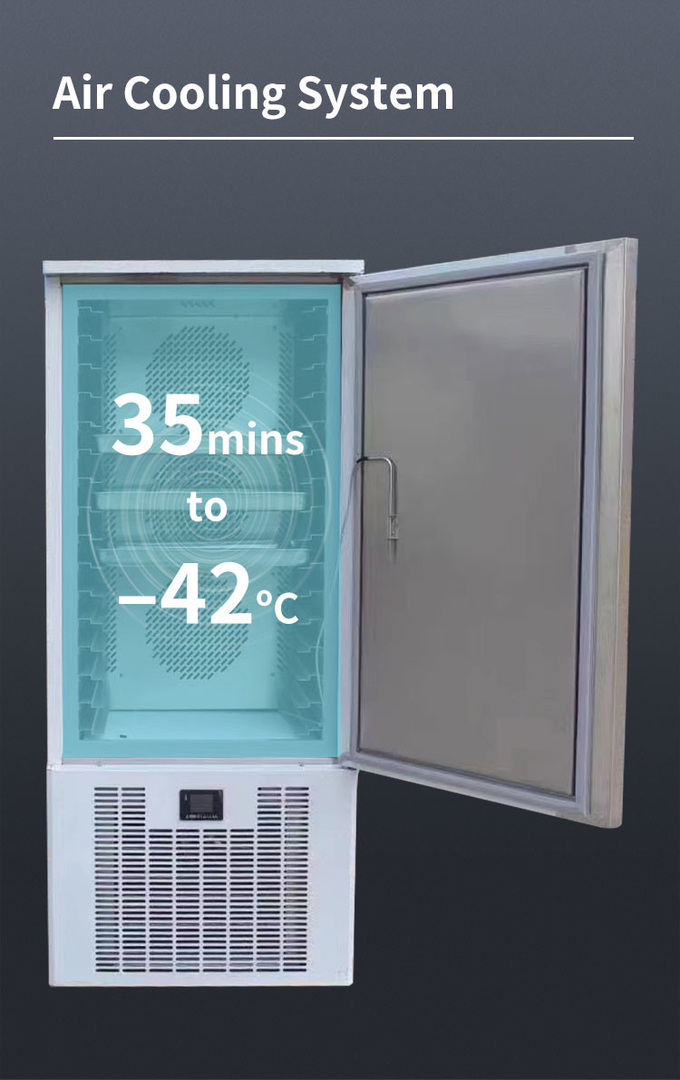 Rapid Upright Kommerzieller Kühl- und Gefrierschrank Tiefkühlschrank Schnellkühler für die Küche 5