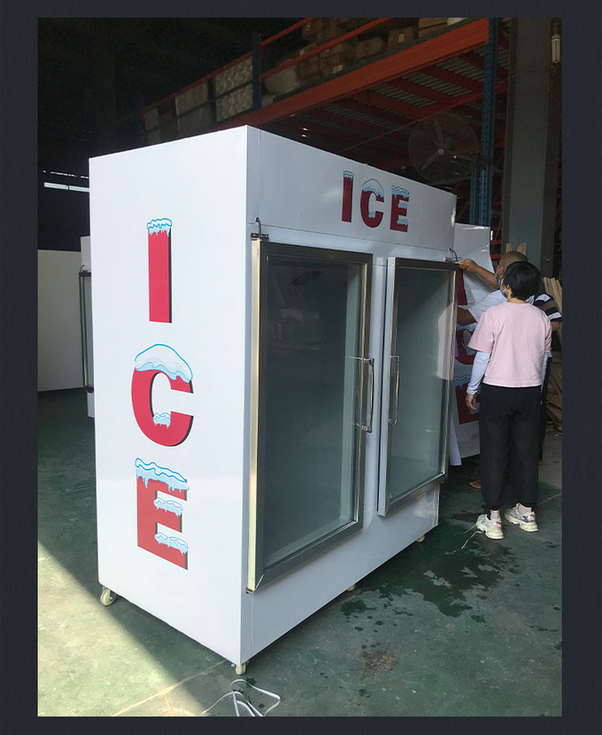 Kaltes Wand-System-Eis-Verkaufsberater-Eisspeicher-Behälter im Freien R404a 1