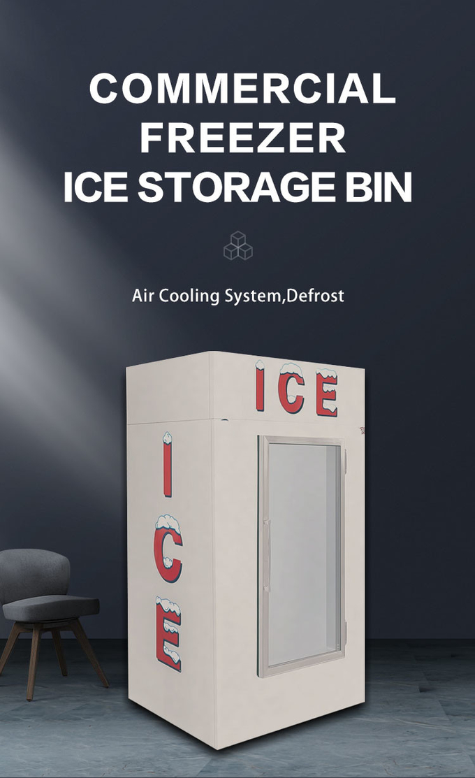 Kaltes Wand-System-Eis-Verkaufsberater-Eisspeicher-Behälter im Freien R404a 5
